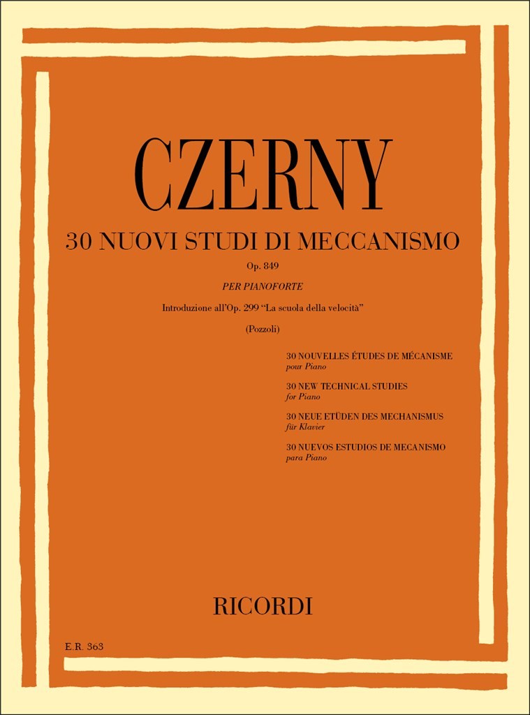 30 Nuovi Studi Di Meccanismo Op. 849